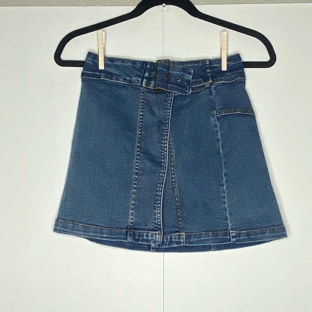 Chelsea & Violet Denim Mini Skirt — Size 26